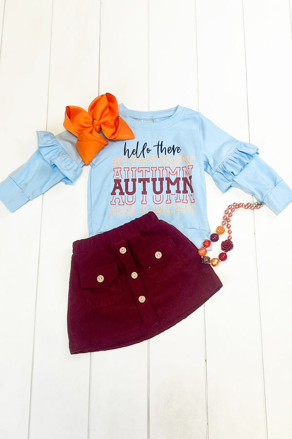 Autumn Skirt Set