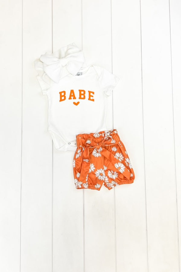 INFANT-Babe Daisy Short Set