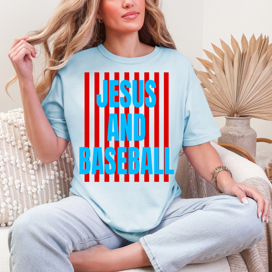 Striped Jesus and Baseball