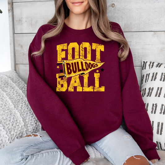 Bulldog Football Sweatshirt