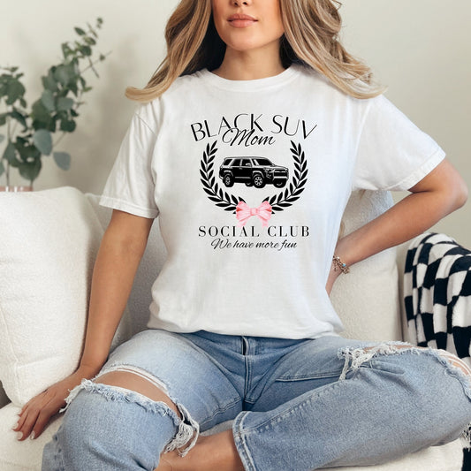 Black SUV Mom