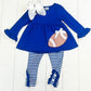 Royal Blue Football Pant Set- CAN PICK COLOR OF NAME