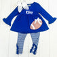 Royal Blue Football Pant Set- CAN PICK COLOR OF NAME
