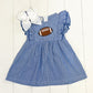 Royal Blue Gingham Football Dress