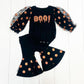 Orange & Black Boo Infant Set