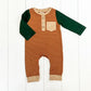 Fall Pocket Romper