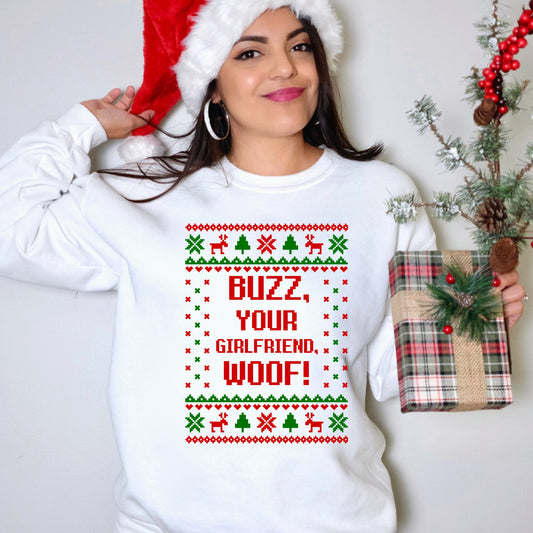 Buzz Your Girlfriend, WOOF Sweater