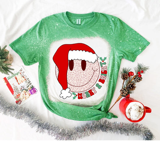 Merry & Bright Smiley Santa-2 Colors