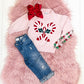 Pink Candy Cane Sweater