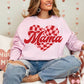 Mama Checkered Heart Sweatshirt