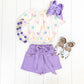 Pastel Daisy Short Set
