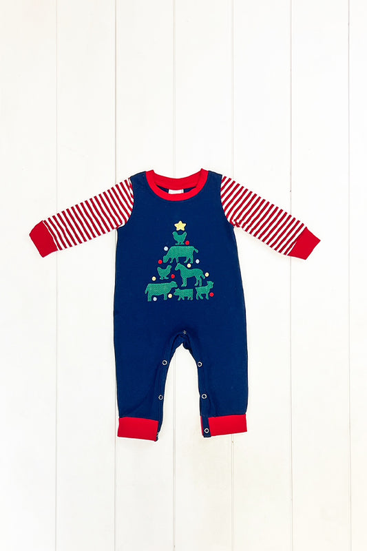 Christmas On The Farm Romper