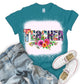 Floral Teacher-2 Colors
