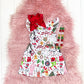 Flutter Sleeve Christmas Favorites Dress