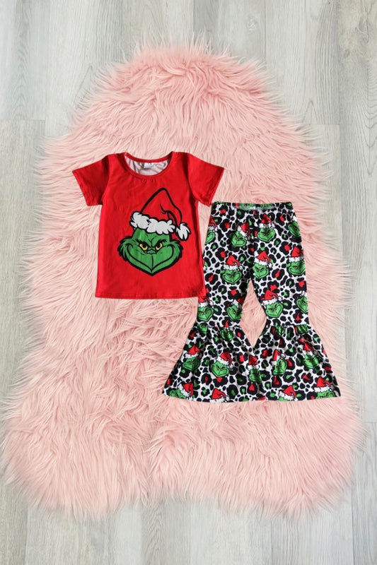 Leopard Grinch Pant Set
