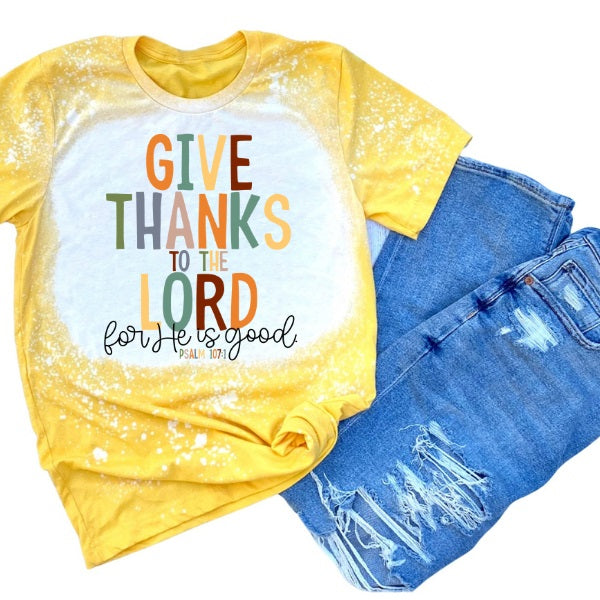 Give Thanks To The Lord-MANY COLORS