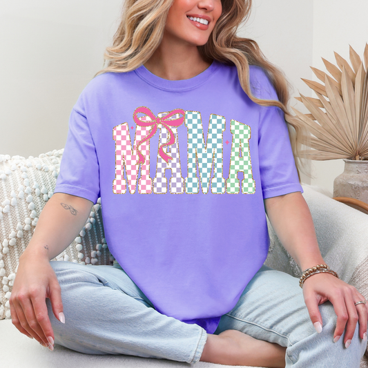 CC-Pastel Checkered Mama