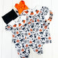 Gray Halloween Romper