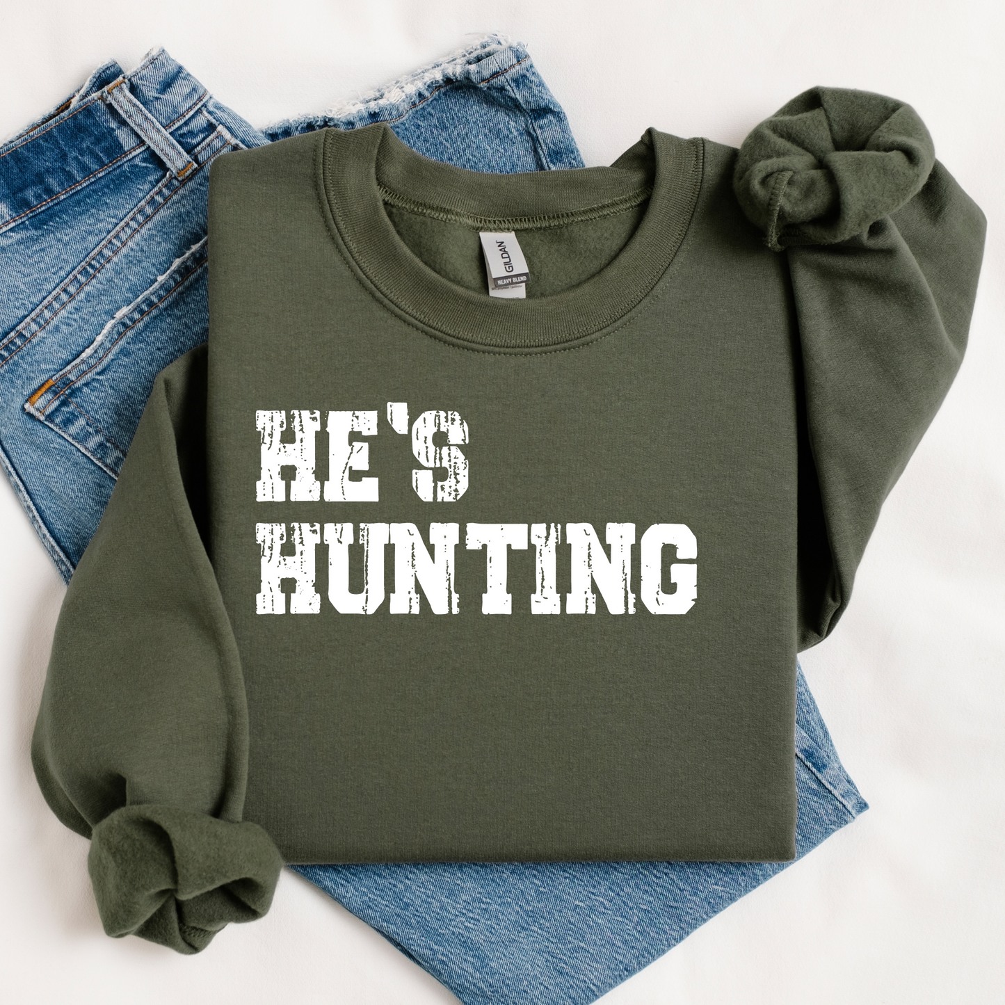 He s Hunting Sweatshirt MOM 2XLARGE Dash of Glitter