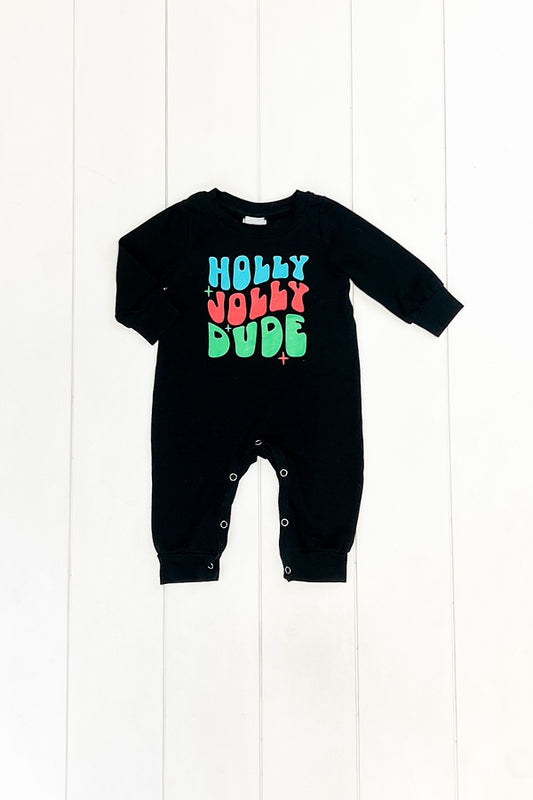 Holly Jolly Dude Romper