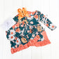 Hunter & Orange Floral Dress