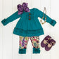 Jade Floral Icing Pant Set