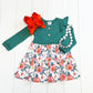 Jade & Orange Floral Dress