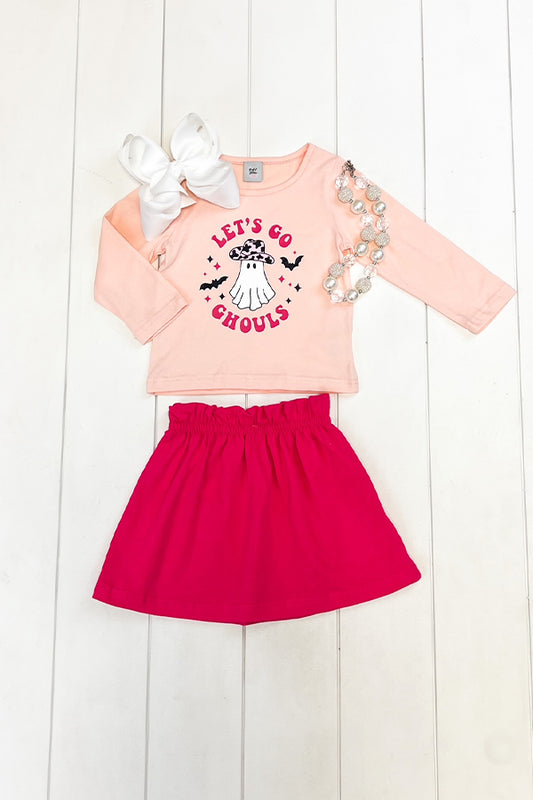 Let's Go Ghouls Skirt Set