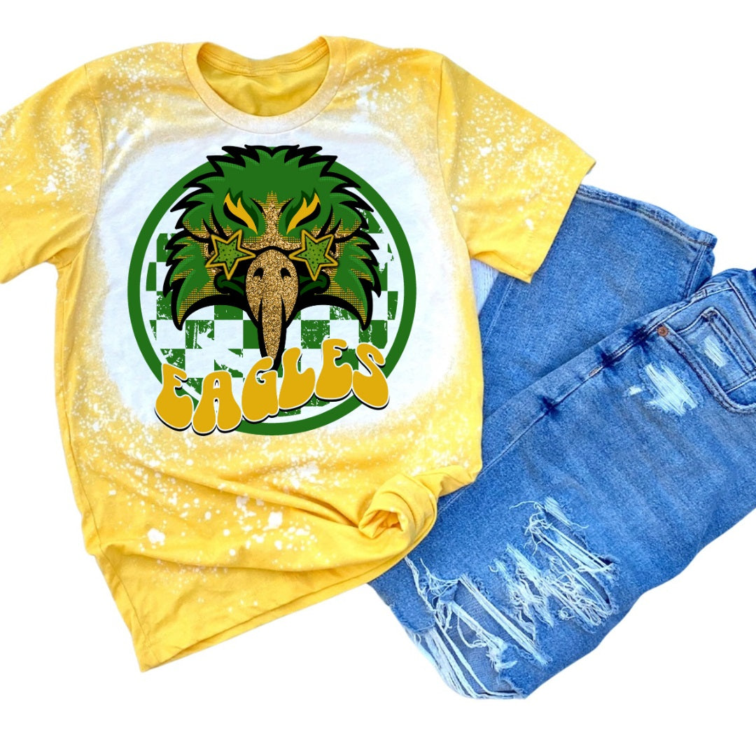 Preppy Green & Yellow Eagles-2 colors