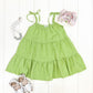 Lime Spaghetti Strap Dress