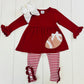 Maroon Football Pant Set- CAN PICK NAME COLOR