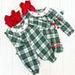 Plaid Milk & Cookies Romper