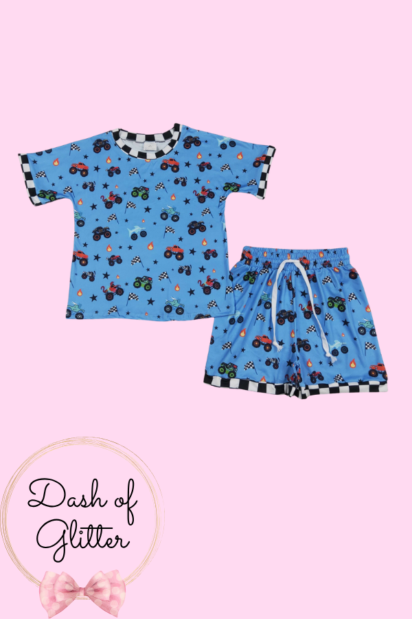 Monster Truck Short Set