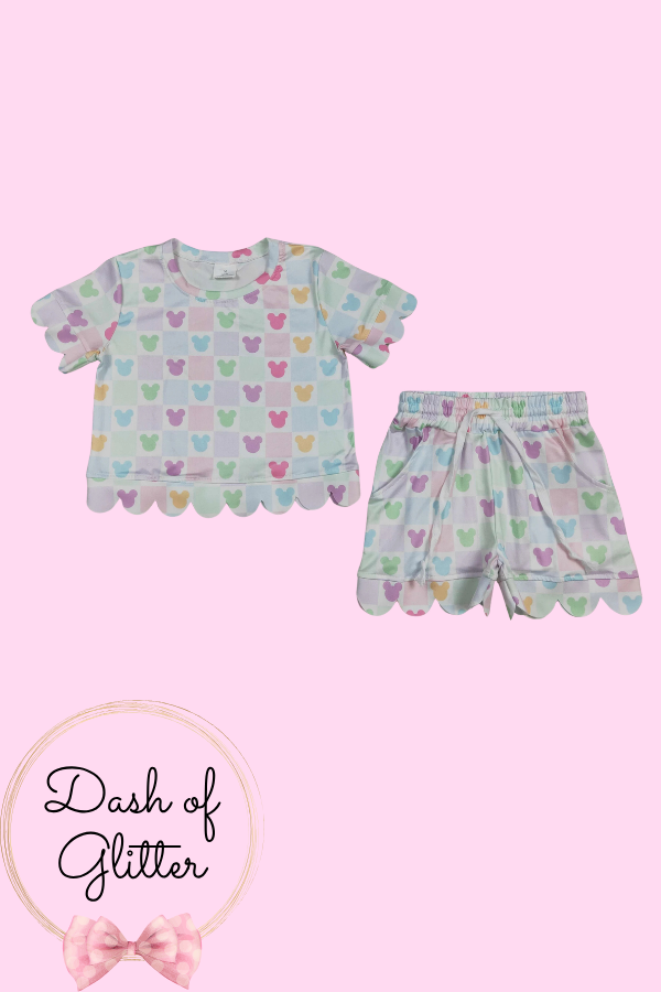 Mouse Scallop Short Set