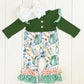 Hunter & Aqua Pumpkin Romper