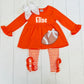 Orange Football Pant Set-CAN PICK COLOR OF NAME