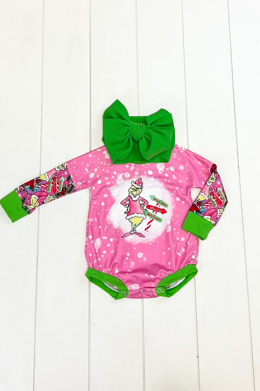 Grinch Bubble Romper
