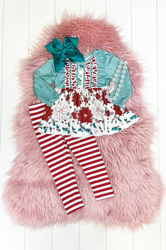 Poinsettia Pant Set
