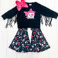 Preppy Skull Pant Set