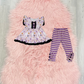 Purple Halloween Pant Set