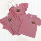 Red Stripe Football Polo