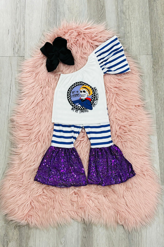 We're Saving Halloween Pant Set