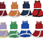 Cheer Skirt Sets- Personalization Available MANY COLORS