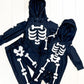 Skeleton Hooded Jogger Set