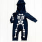 Skeleton Hooded Romper
