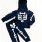 Skeleton Hooded Jogger Set