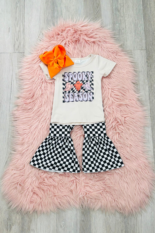 Spooky Season Bell Pant Set