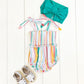 Stripe Tassel Romper