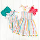 Stripe Tassel Romper
