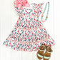 Sweet Fall Floral Dress